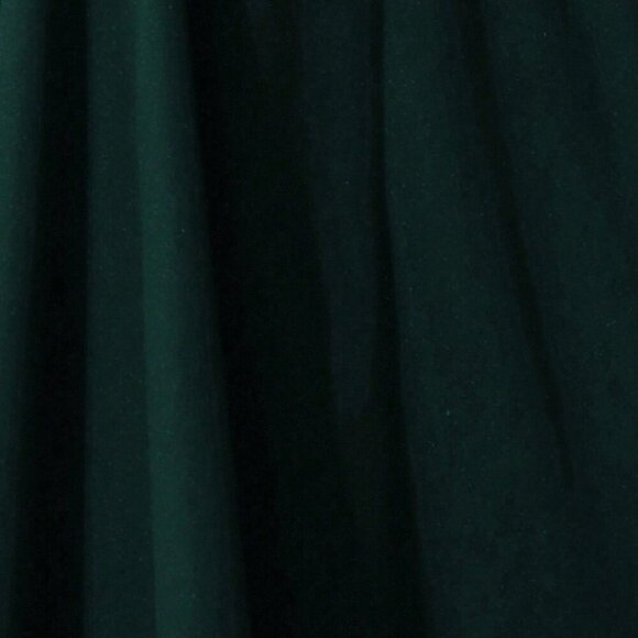 Dark Green Elegant Women's Double-Breasted Mid-Length Cape - Picture 7 of 7